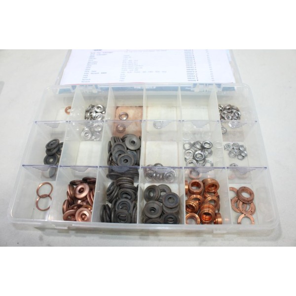 Coffret incomplet joint rondelles injecteurs carburant Corteco 091000D pour audi seat volkswagen skoda fiat lancia alfa romeo 