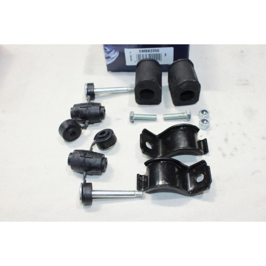 Kit silents bloc avec etriers support fixation barre stabilisatrice Quinton Hazell EMBK2250 pour renault clio 1 