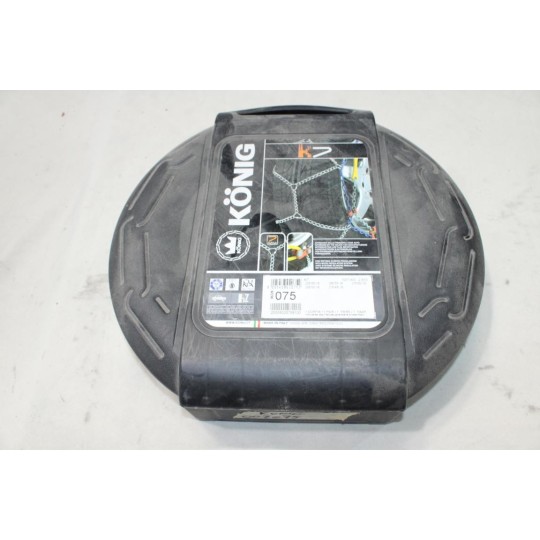 Jeu 2 chaines neige Konig N°075 pour pneu roue jante 205/55/15 185/55/16 215/50/15 205/50/16 215/45/16 205 55 15 185 55 16 215 