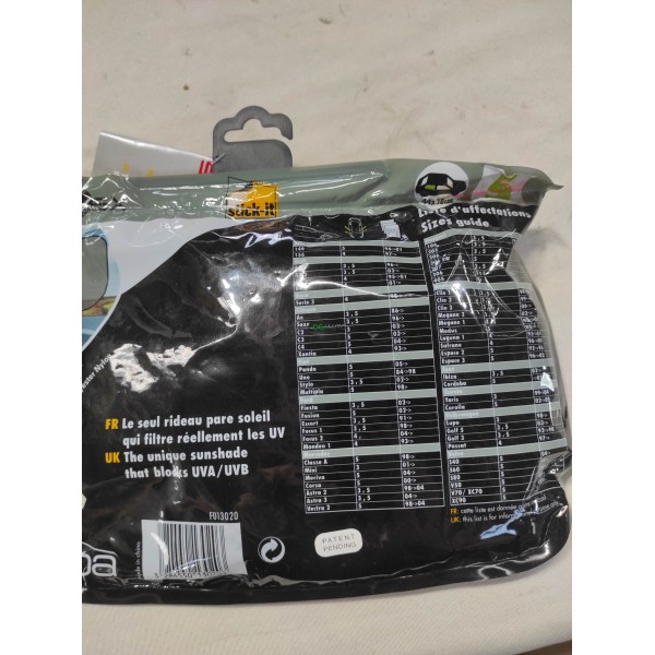 Jeu 2 rideaux pare soleil paresoleil portiere repliable 44x38cm Siepa F013020 taille S pour alfa romeo 146 156 audi A3 A4 BMW