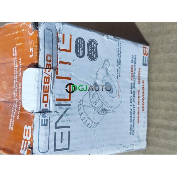 Spot LED encastrable 8W 565 lumens 70mm 60° Enlite EN-DE830
