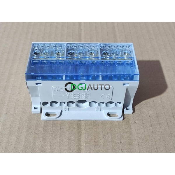 Bloc bornier de repartition phase / neutre Hager 998-1.947-1-1