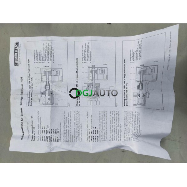 Servomoteur de vanne melangeuse 3 voies Stiebel eltron 071432 HSM 108819
