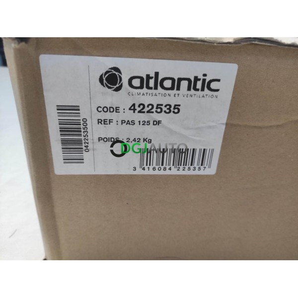 Kit traversée murale isolée VMC Atlantic 422535 PAS 125 DF 125mm avec grille