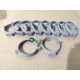 Lot 10 colliers 100mm PVC fixation tube tuyau PVC Nicoll Cot