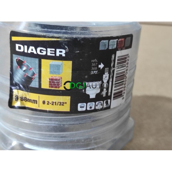 Scie cloche SDS+ Diager N°366 3336600063822 68mm béton brique