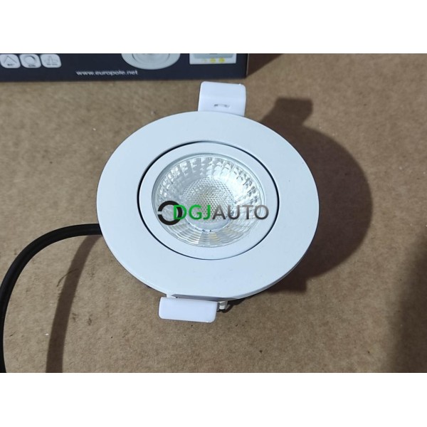 Spot encastrable Europole 57016 IP65 600 lumens 6W 68mm 60° CRI90 dimmable