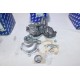Pompe à eau avec joint et boitier Sasic 9001250 OEM 71737977 pour fiat duna fiorino 2 II innocenti elba 1.7D 1.7 D diesel 