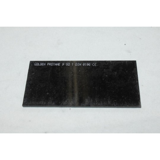 Verre de protection soudure soudage GSG100271 golden protane 9 DIN 0196 