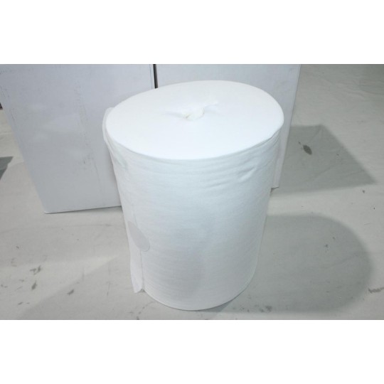 Rouleau 300 feuilles linguette de polish 38x30cm blanc WeeTEX WT-P-01 