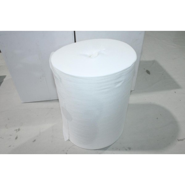 Rouleau 300 feuilles linguette de polish 38x30cm blanc WeeTEX WT-P-01 