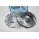 Jeu 2 disques de frein avant ventilé 256mm diametre Techin DS81 V2161V pour seat cordoba 1 toledo 1 inca arosa ibiza 2 3 II III 