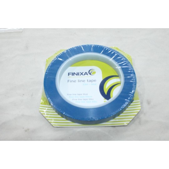 Rouleau 33m ruban PVC fine line tape bleu Finixa FOL312 pour masquage 