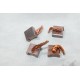 Jeu 4 charbons balais de demarreur Gebe FX75 7FRU-11056-CA pour ford 