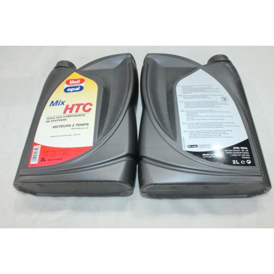1 Bidon 2L 2 litres huile moteurs 2 temps refroidis par air Unil MIX HTC 