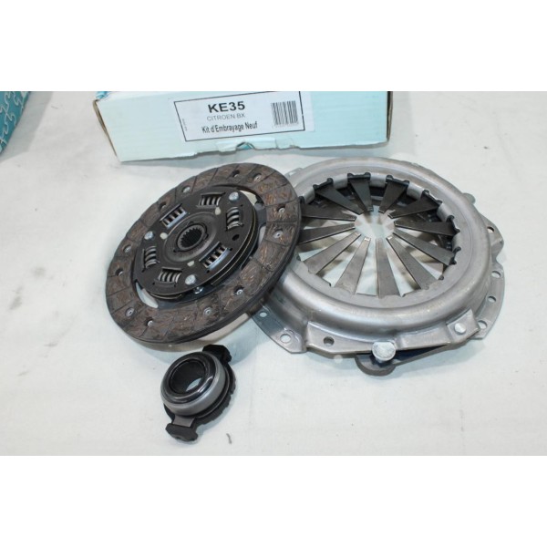 Kit embrayage disque + mecanisme + butée Techin KE35 pour citroen BX 