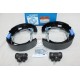Kit frein arriere prémonté 254x57mm montage lucas ATE 690825 03.0520-0825.3 pour renault trafic 1 opel arena 