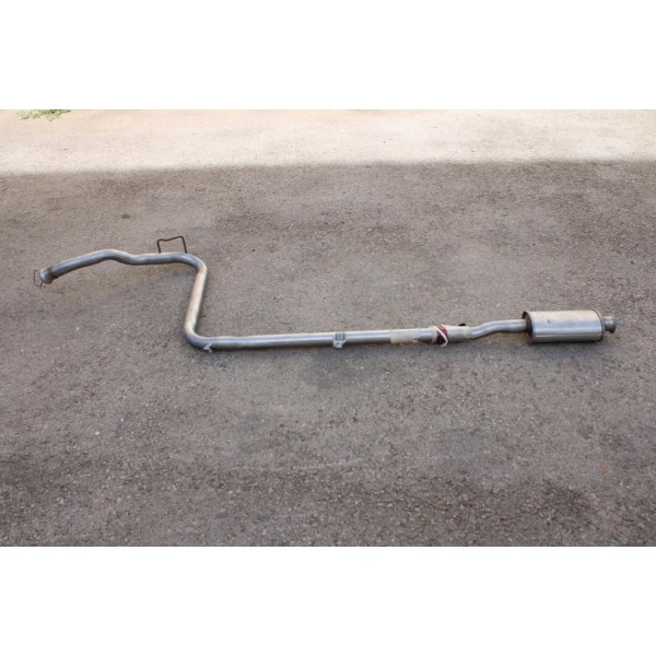Silencieux echappement central intermediaire (envoi coupé en 2 parties mettre manchon) Bosal 287509 pour renault express 1.9D 