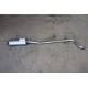 Silencieux echappement central intermediaire (envoi coupé en 2 parties mettre manchon) Bosal 286167 pour peugeot 406 2.0HDI 2.0 