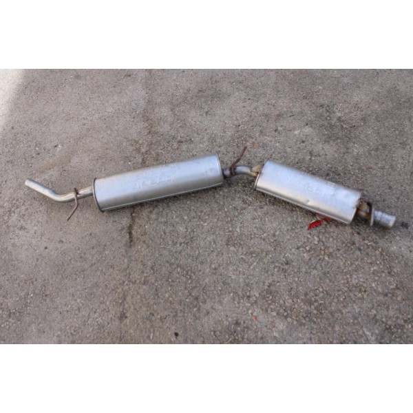 Silencieux echappement central intermediaire + arriere Bosal 281643 pour rover mini 1.3 essence 