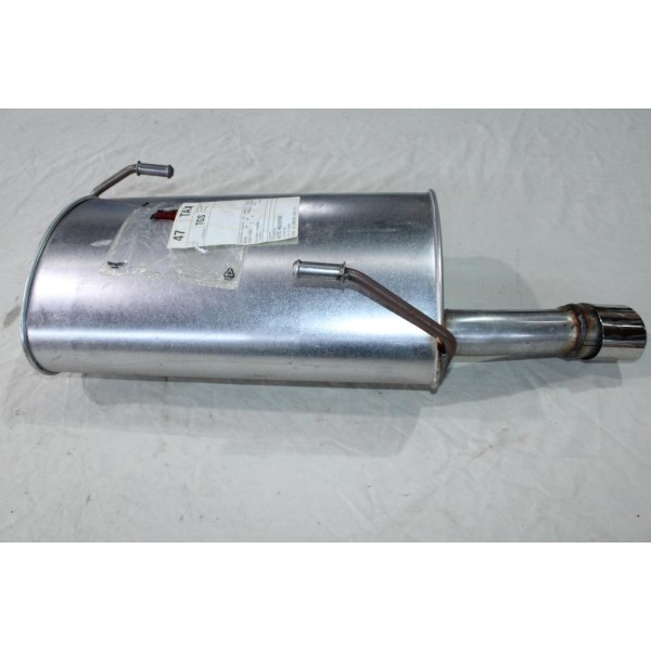 Silencieux echappement arriere sortie chrome Bosal 190503 pour peugeot 206 1.6HDI 2.0HDI 1.6 2.0 HDI diesel de 1999 à 2003 