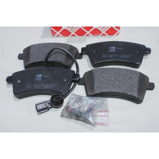 Jeu 4 plaquettes de frein avant montage lucas Febi 116200 pour renault kangoo 2 II 