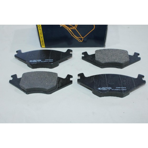 Jeu 4 plaquettes de frein avnat montage volkswagen Techin 185 180461 pour seat cordoba 1 ibiza 2 II volkswagen jetta 1 golf 1 2 