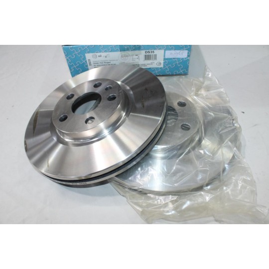 Jeu 2 disques de frein avant ventilé 280.7mm diametre Techin DS35 pour citroen evasion jumpy 1 fiat ulysse scudo 1 lancia zeta 