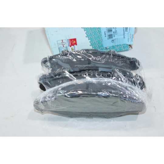 Jeu 4 plaquettes de frein avant montage bendix Techin PS62 pour renault kangoo 1 nissan kubistar 