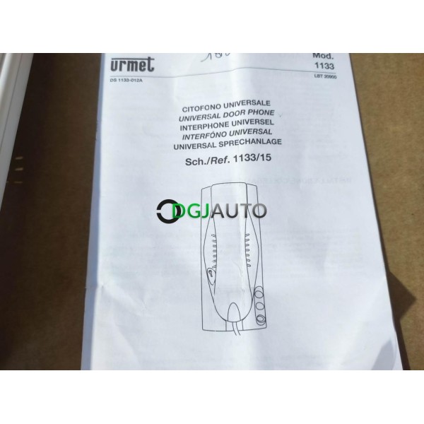 Interphone universel Urmet 1133/15 poste universel