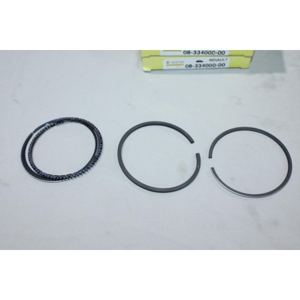 Lot 4 jeux de segmentation piston moteur (4 boites pour les 4 pistons) Goetze 08-334000-00 pour renault 4 5 R4 R5 super 5 