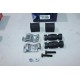Kit 4 silents bloc avec 2 etriers support fixation barre stabilisatrice Quinton Hazell EMBK2250 pour renault clio 1 