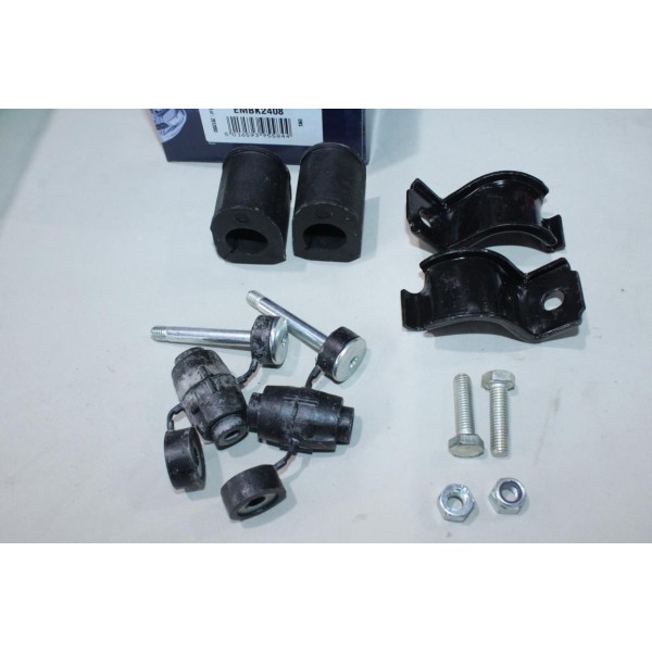 Kit 4 silents bloc avec 2 etriers support fixation barre stabilisatrice Quinton Hazell EMBK2408 pour renault megane 1 dont 