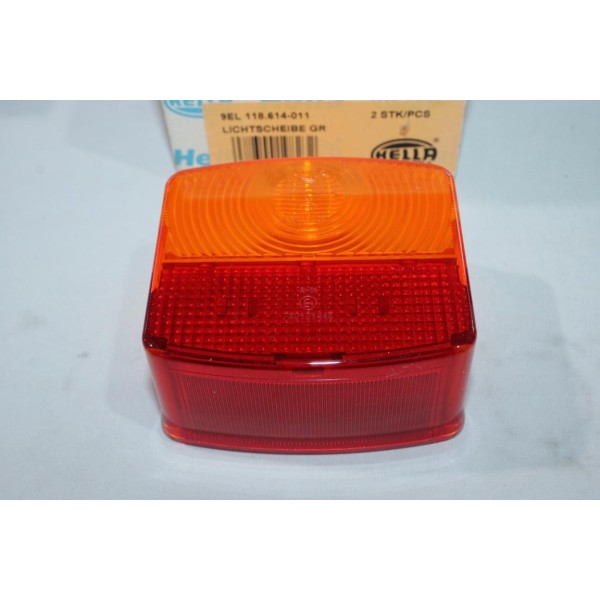 Cabochon feu de remorque tracteur engin agricole Hella 9EL118.614-011 
