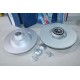 Jeu 2 disques de frein arriere plein 290mm diametre avec roulement de roue Bosch BD2787 0986479F42 pour renault megane 4 IV 