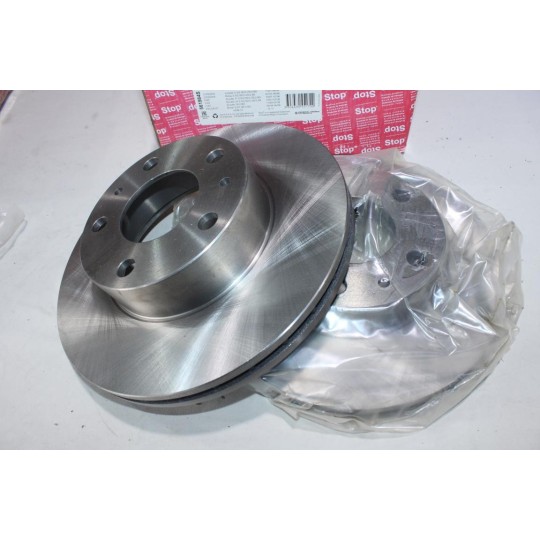 Lot 2 disques de frein avant ventilé 280mm diametre Stop 561984S pour fiat ducato 1 2 I II peugeot boxer citroen jumper de 1994 