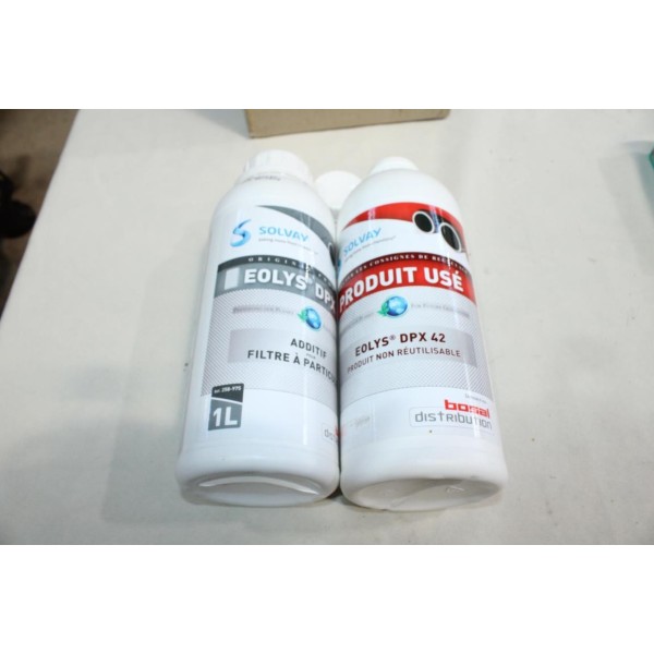 Kit remplacement 1L 1 litre additif filtre à particules FAP + bidon vide Bosal 258-975 pour peugeot citroen Eolys DPX42 (DLU 