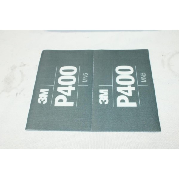 Boite 23 bandes feuille 140x171mm P400 MN6 abrasive poncage 3M 34337 