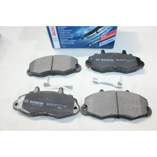 Lot 4 plaquettes de frein avant montage bendix Bosch BP1245 0986494292 pour ford transit 3 et 4 III IV 