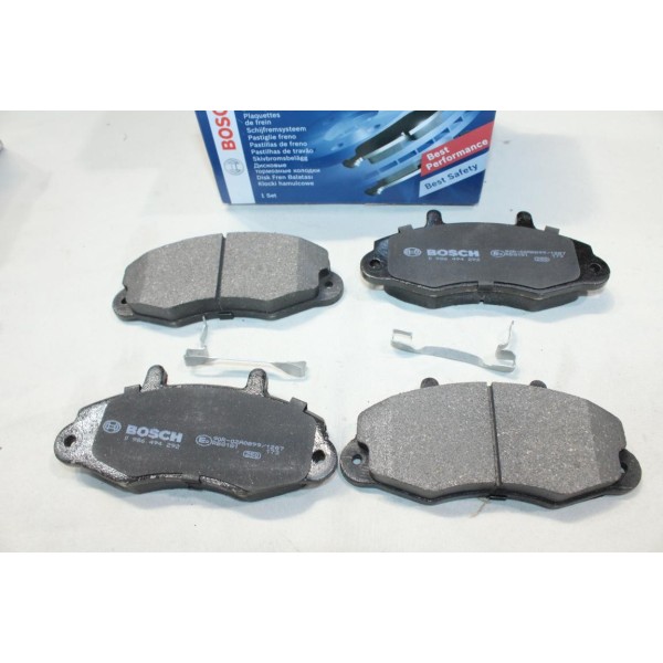 Lot 4 plaquettes de frein avant montage bendix Bosch BP1245 0986494292 pour ford transit 3 et 4 III IV 