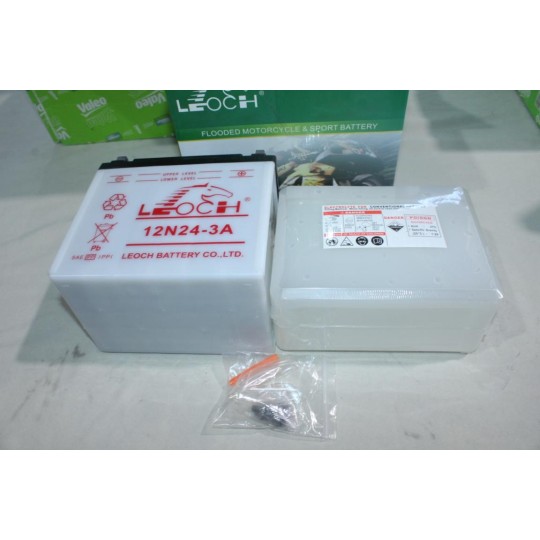 Batterie moto scooter tracteur tondeuse Leoch 12N24-3A 