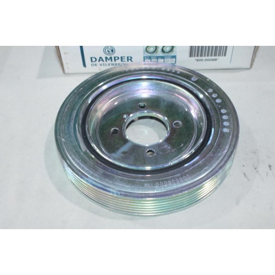Poulie damper de vilebrequin 152mm 6 gorges Chaussende 900.0008 pour citroen berlingo xsara peugeot 206 306 citroen jumpy (sans 