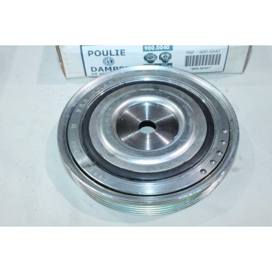 Poulie damper de vilebrequin 158mm 6 gorges Chaussende 900.0040 pour citroen C4 C5 C8 fiat ulysse 2 II scudo 2 II ford focus 2 