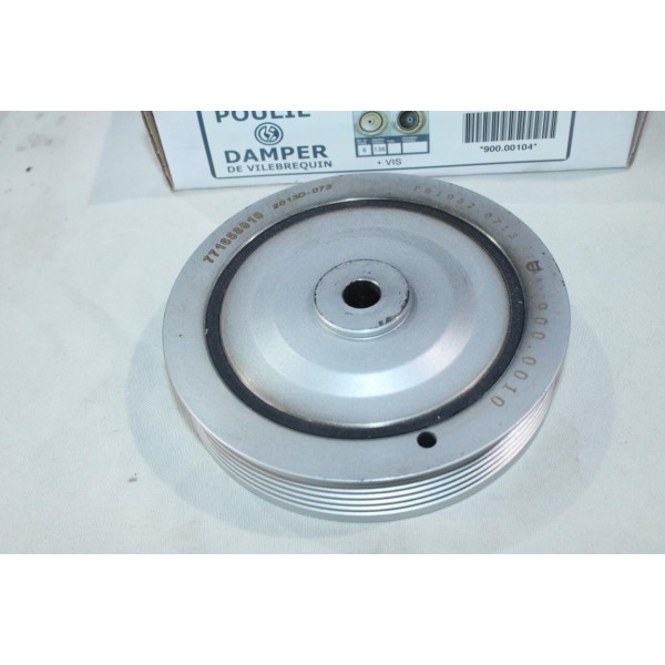 Poulie damper de vilebrequin 136mm 6 gorges Chaussende 900.0010 pour renault clio 2 II espace 3 III kangoo laguna 1 2 I II 