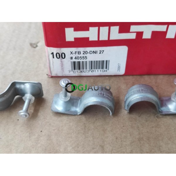 Boite 90 colliers de fixation 20mm gaine tube tuyau Hilti 40555 X-FB 20-DNI 27