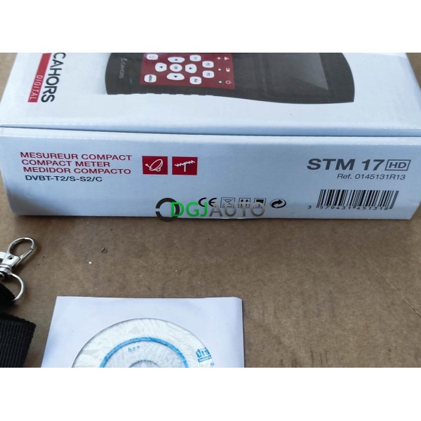 Mesureur de champ compact DVBT-T2/S - S2/C Cahors STM 17 STM17 afficheur du spectre satellite terrestre cable TNT