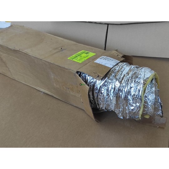 Gaine isolée étirable 3m 3 metres 125mm diametre S&P Unelvent 820722 pour extraction air ventilation VMC