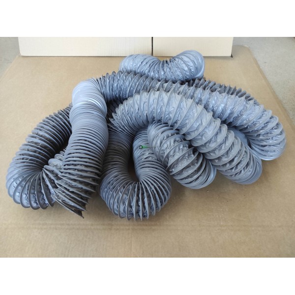 Rouleau de gaine extensible 80mm diametre pour VMC extraction air + 1 petite gaine 100mm diametre BT 315298008825
