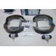 Kit frein arriere prémonté 230x42mm montage vag Bosch KS634 0204114634 pour audi 80 100 seat inca volkswagen caddy 2 II golf 3 