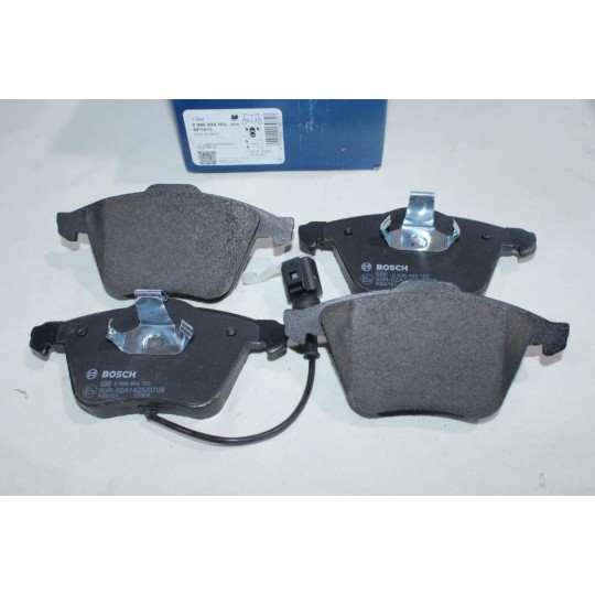 Jeu 4 plaquettes de frein avant montage teves Bosch 0986494103 BP1013 pour audi A3 seat leon 2 II skoda superb 2 II volkswagen 